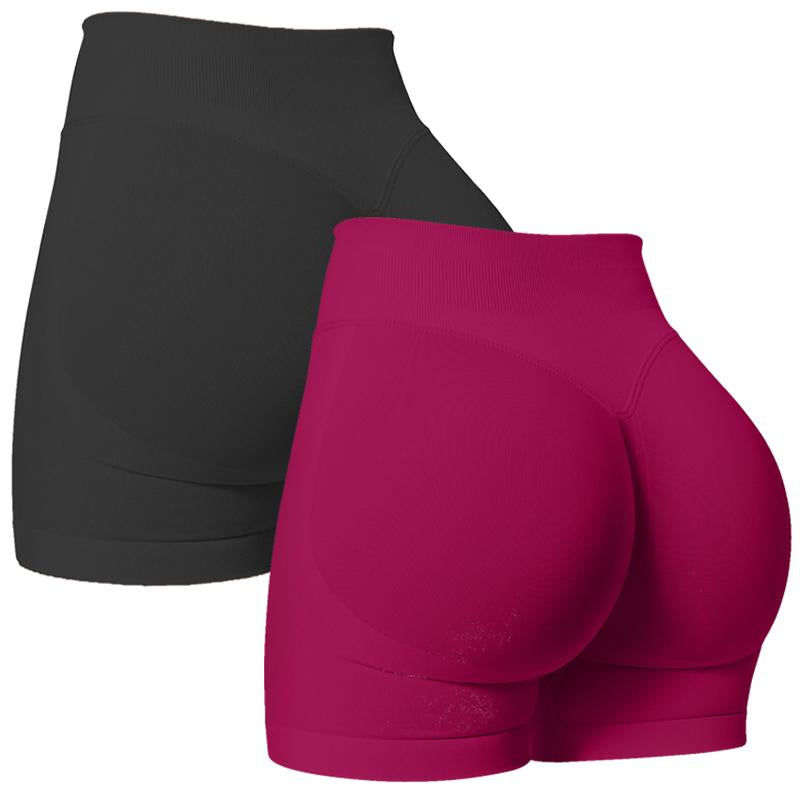 Women's TRYTO Impact Shorts - High Stretch Seamless Compression Activewear for Fitness and Workout, Featuring Invisible Butt Lifting Design