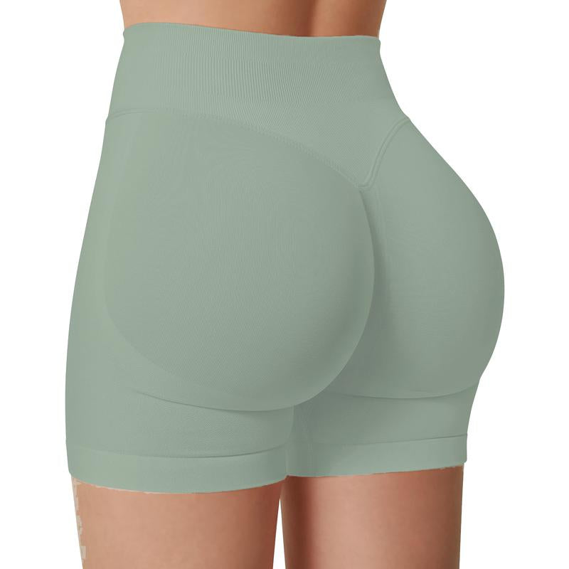 Women's TRYTO Impact Shorts - High Stretch Seamless Compression Activewear for Fitness and Workout, Featuring Invisible Butt Lifting Design
