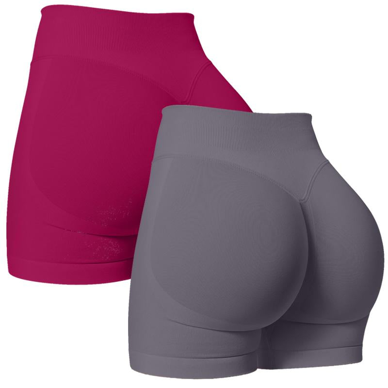 Women's TRYTO Impact Shorts - High Stretch Seamless Compression Activewear for Fitness and Workout, Featuring Invisible Butt Lifting Design