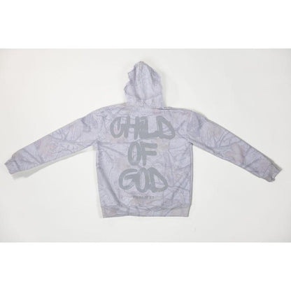 Floral Pattern Child of God Hoodie for Women - Long Sleeve, Comfortable Fit, Perfect for Casual Wear