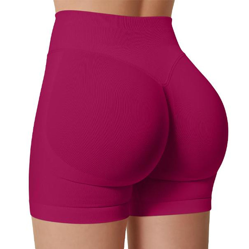 Women's TRYTO Impact Shorts - High Stretch Seamless Compression Activewear for Fitness and Workout, Featuring Invisible Butt Lifting Design