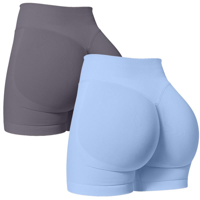 Women's TRYTO Impact Shorts - High Stretch Seamless Compression Activewear for Fitness and Workout, Featuring Invisible Butt Lifting Design