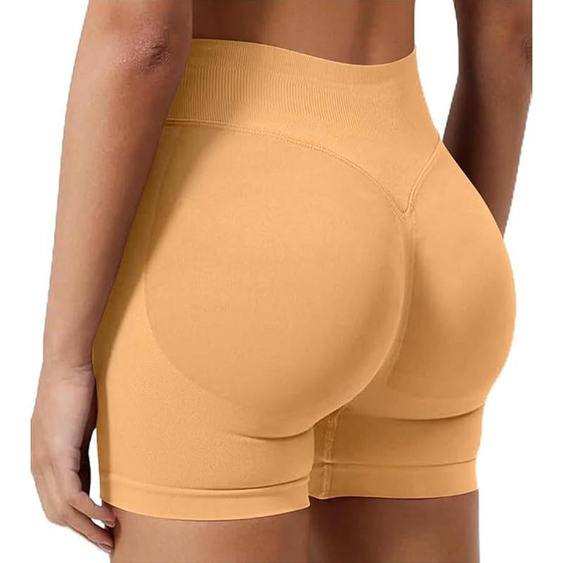 Women's TRYTO Impact Shorts - High Stretch Seamless Compression Activewear for Fitness and Workout, Featuring Invisible Butt Lifting Design
