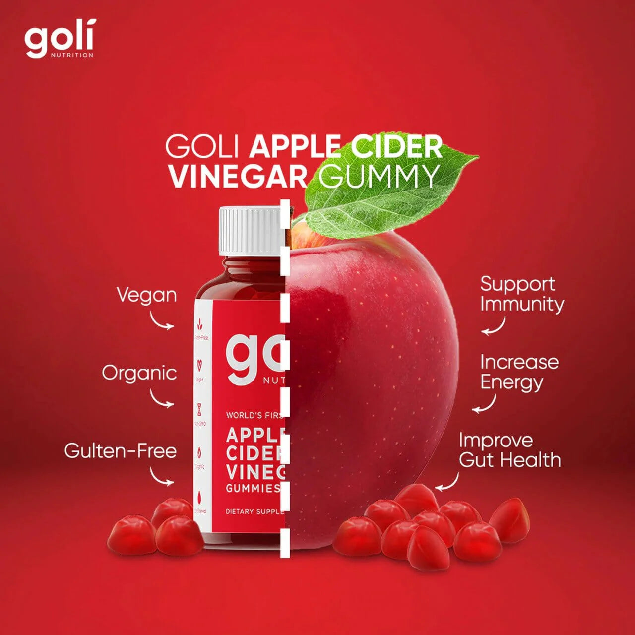 Delicious Goli® Nutrition Gummies Mixed Bundle Pack - Your Tasty Path to Wellness!