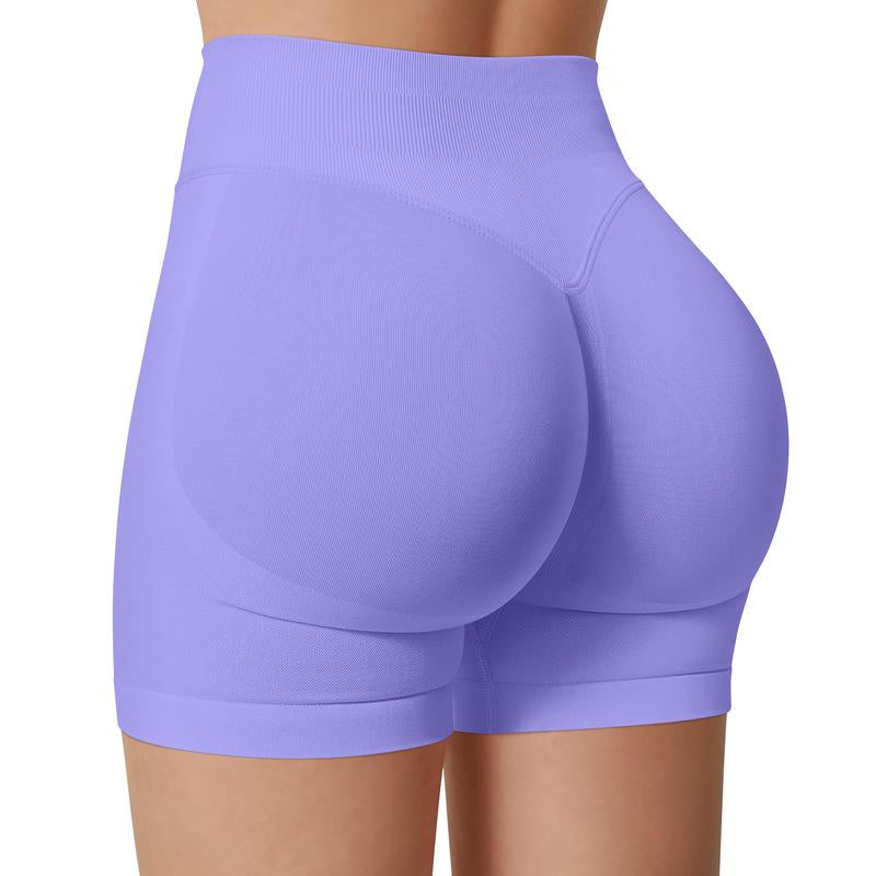Women's TRYTO Impact Shorts - High Stretch Seamless Compression Activewear for Fitness and Workout, Featuring Invisible Butt Lifting Design