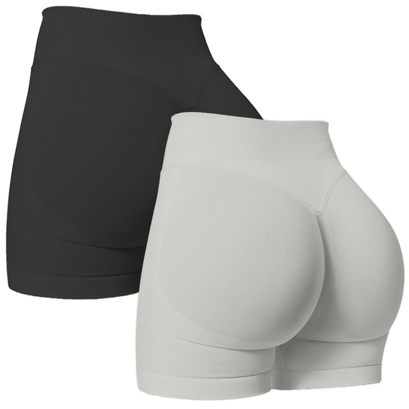 Women's TRYTO Impact Shorts - High Stretch Seamless Compression Activewear for Fitness and Workout, Featuring Invisible Butt Lifting Design