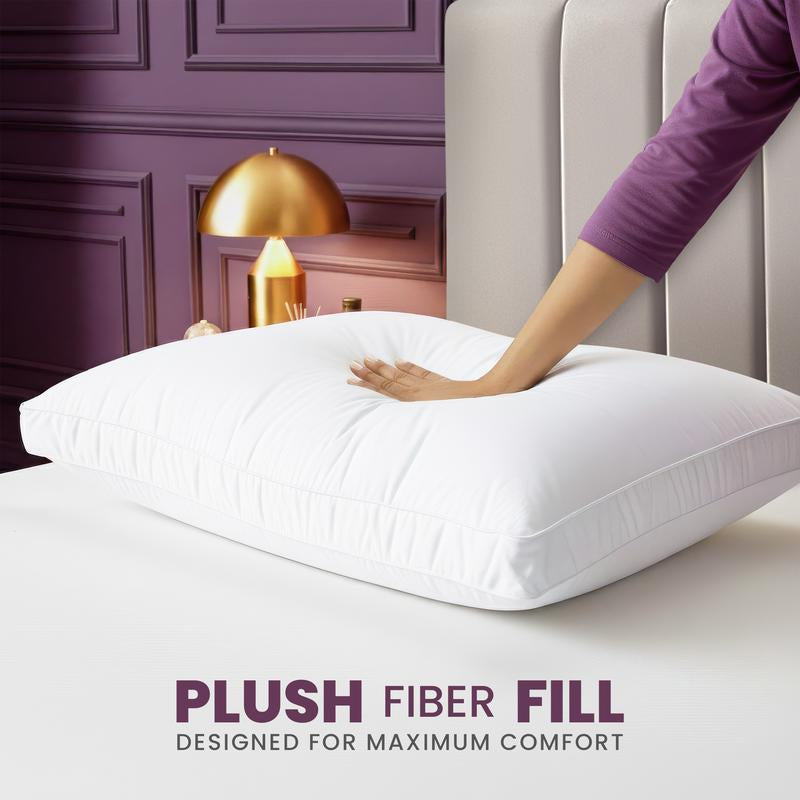 Experience Unmatched Comfort with Utopia Bedding King & Queen Gusseted Pillows - Set of 2 Soft, Durable Memory Foam for Your Best Sleep Yet