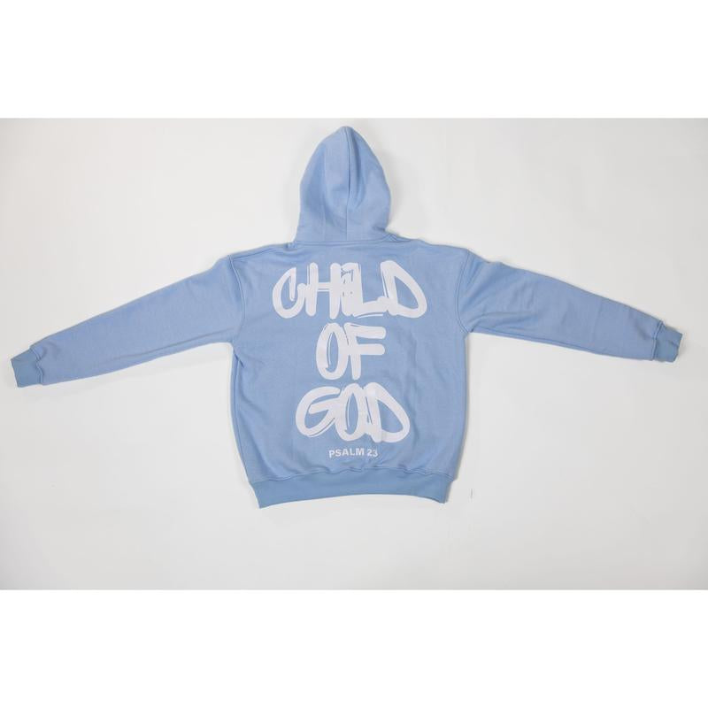 Floral Pattern Child of God Hoodie for Women - Long Sleeve, Comfortable Fit, Perfect for Casual Wear