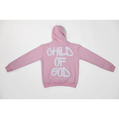 Floral Pattern Child of God Hoodie for Women - Long Sleeve, Comfortable Fit, Perfect for Casual Wear