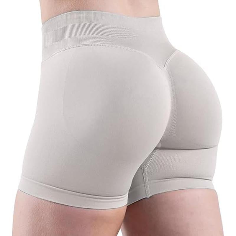 Women's TRYTO Impact Shorts - High Stretch Seamless Compression Activewear for Fitness and Workout, Featuring Invisible Butt Lifting Design